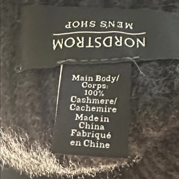 Nordstrom Gray cashmere Beanie - Picture 5 of 5